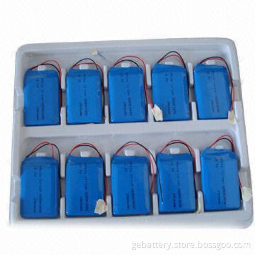 Polymer Lithium Battery with 11 to 85mm Width